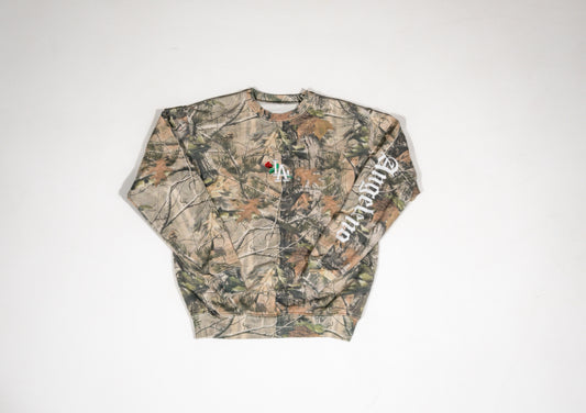 Angeleno Camo Crewneck